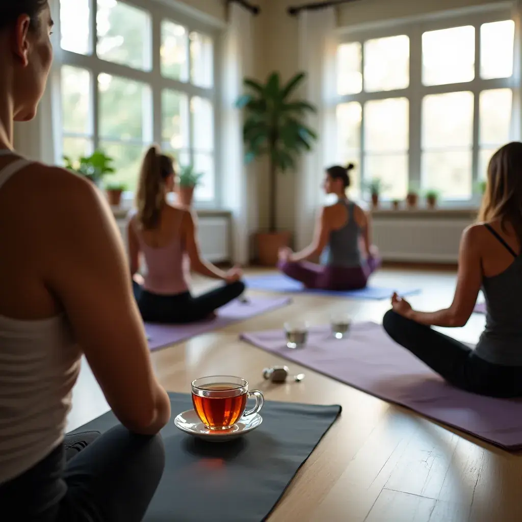 Friss gyógynövények a konyhapulton, szívbarát ital készítéséhez.